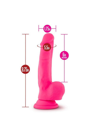 Ruse Shimmy Silicone Dildo with Balls