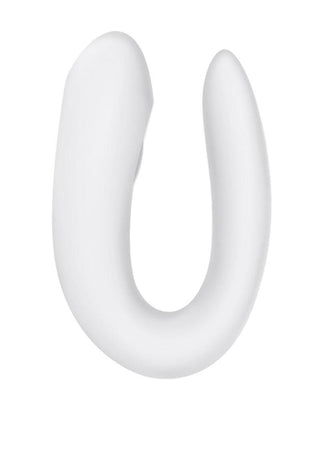 Satisfyer Double Joy Rechargeable Silicone Dual Stimulating Vibrator