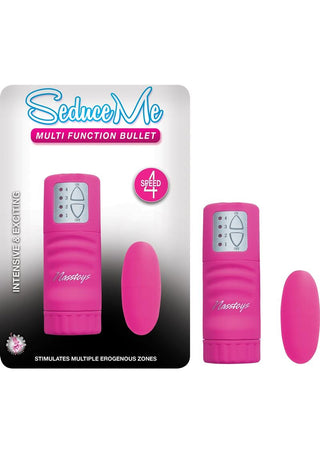 Seduce Me Multi Function Bullet with Remote Control - Pink