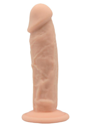 SilexD Model 1 Xm02 Silicone Realistic Dual Dense Dildo - Vanilla - 6in