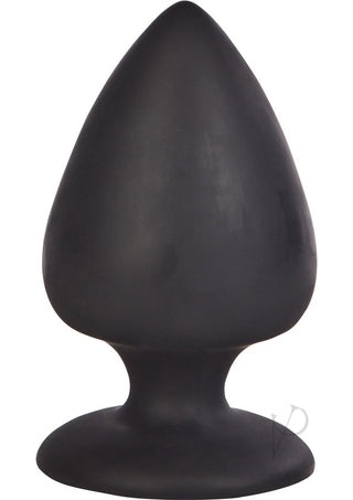 Silicone Plump Plug Butt Plug - Black