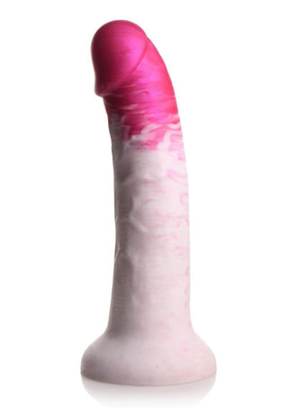 Strap U Real Swirl Realistic Silicone Dildo - Pink