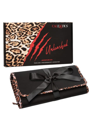 Unleashed Adventure Bondage - Animal Print - 7pc/Set