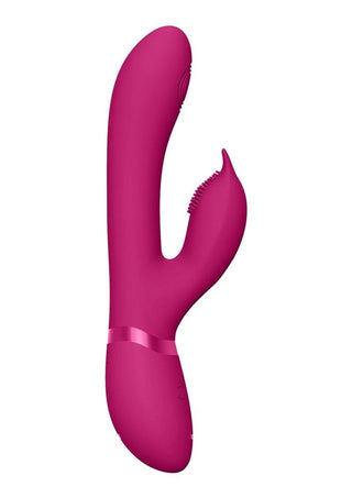 Vive Aimi Rechargeable Silicone Pulse Wave and Vibrating G-Spot Rabbit