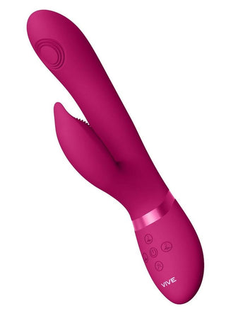 Vive Aimi Rechargeable Silicone Pulse Wave and Vibrating G-Spot Rabbit