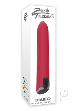 Zero Tolerance Diablo Rechargeable Silicone Bullet - Red